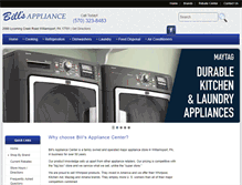 Tablet Screenshot of billsappliancepa.com